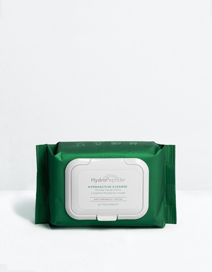hydropeptide hydroactive cleanse micellar facial cloths