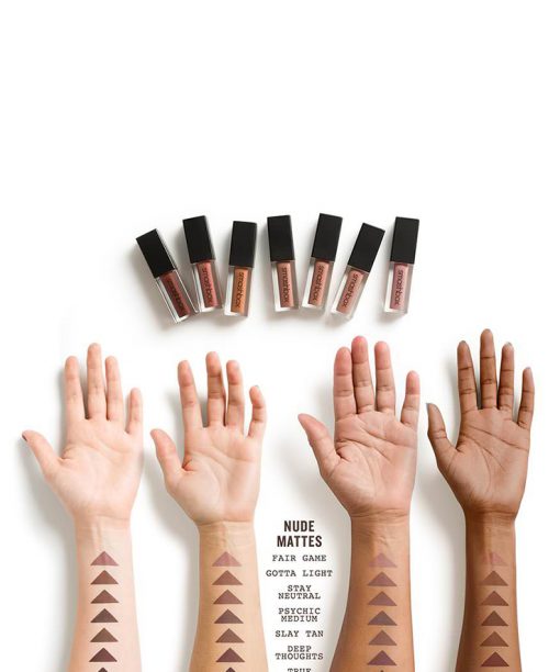 Smashbox Always On Liquid Lipstick - Nude Matte Color Chart