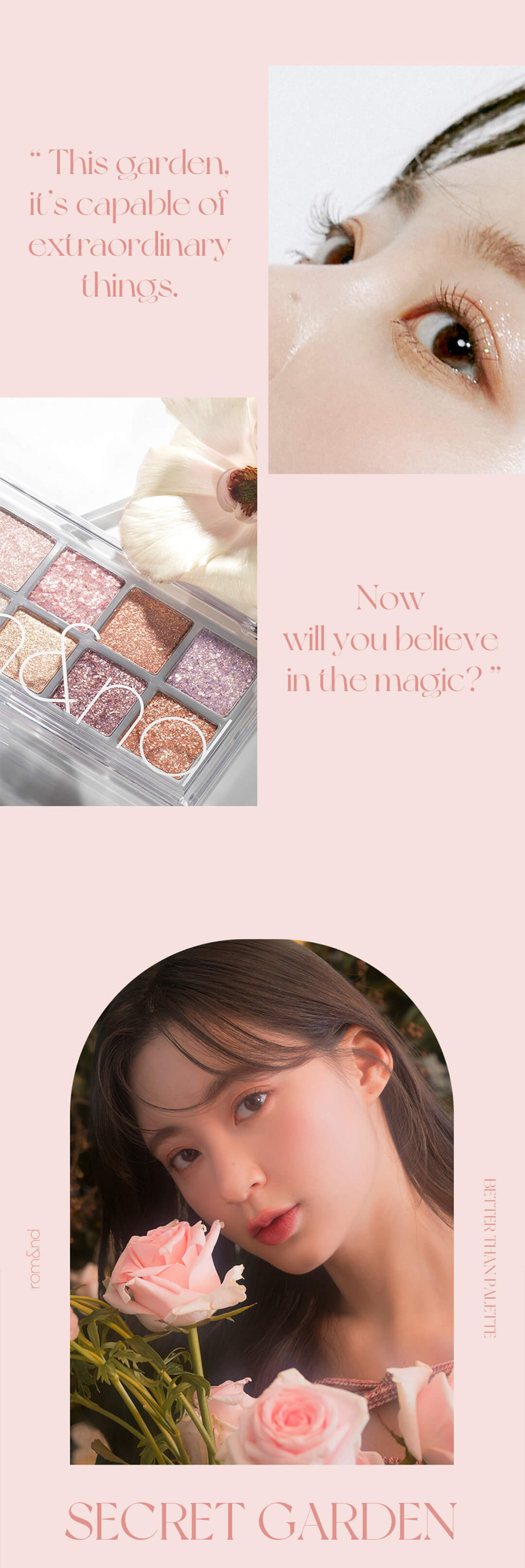 韓國Romand Better Than Palette 00 Light & Glitter Garden 秘密花園