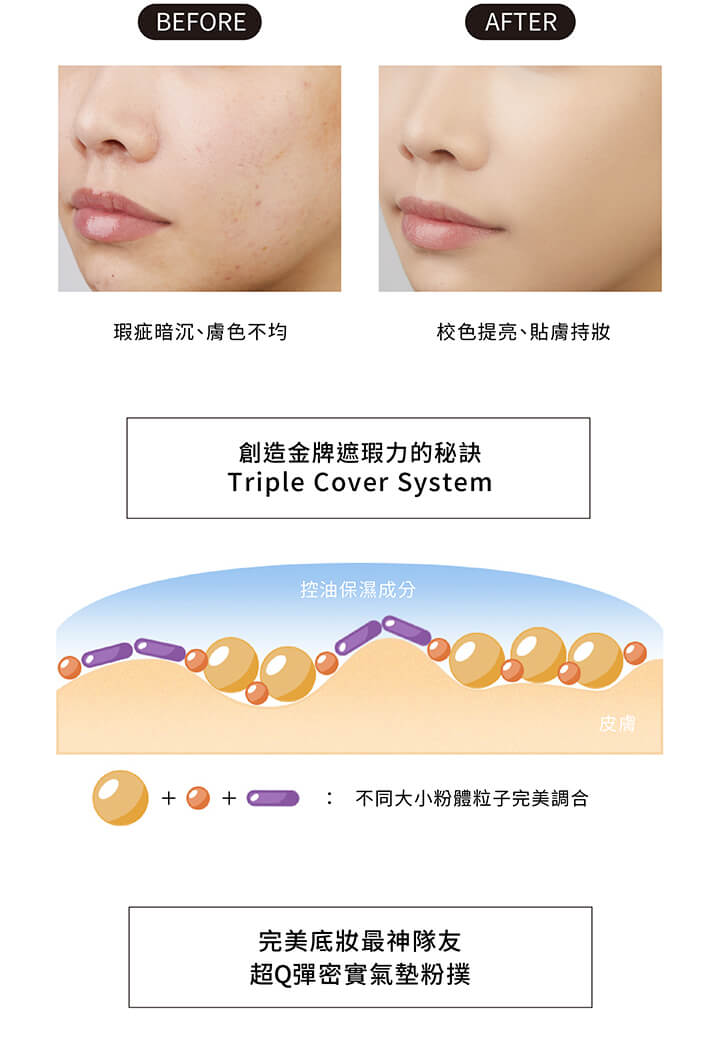 Pony Effect Coverstay Cushion Foundation 極水透光氣墊粉餅