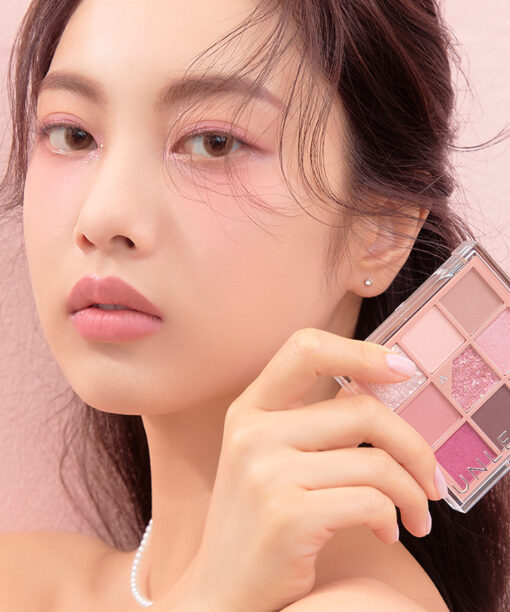 Unleashia Glitterpedia Eye Shadow Palette 亮片百科九宮格眼影盤 N°5 All of Dusty Rose