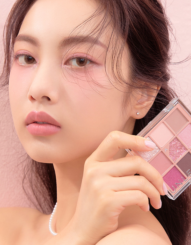 Unleashia Glitterpedia Eye Shadow Palette 亮片百科九宮格眼影盤 N°5 All of Dusty Rose