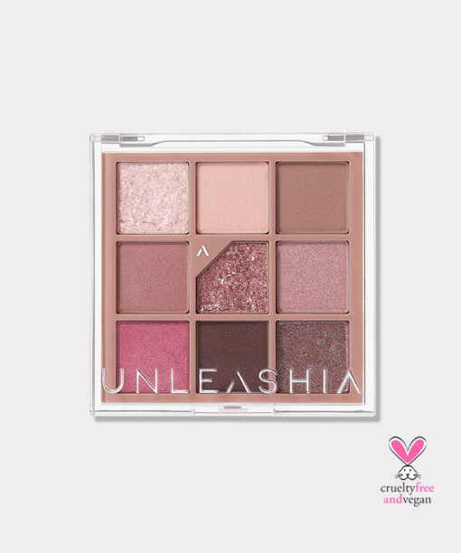 Unleashia Glitterpedia Eye Shadow Palette 亮片百科九宮格眼影盤 N°5 All of Dusty Rose