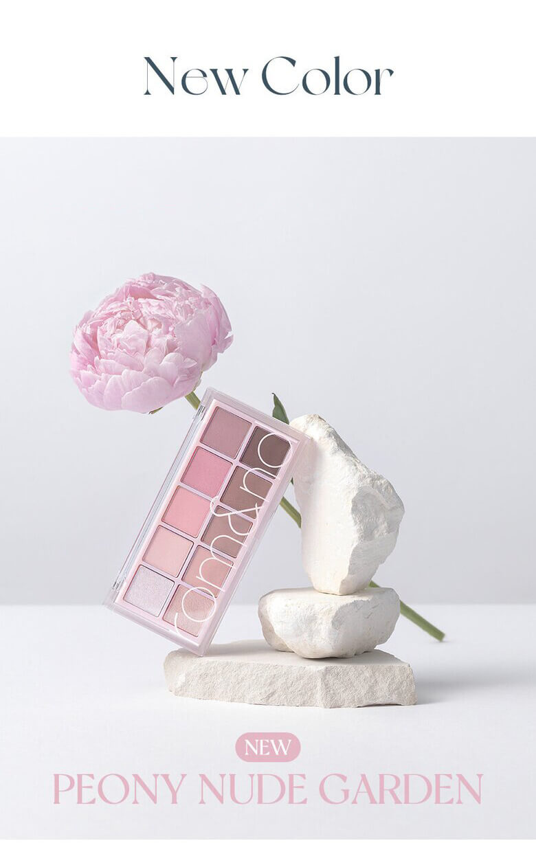 romand Better Than Palette 06 Peony Nude Garden 秘密花園系列 裸牡丹花園10色眼影盤