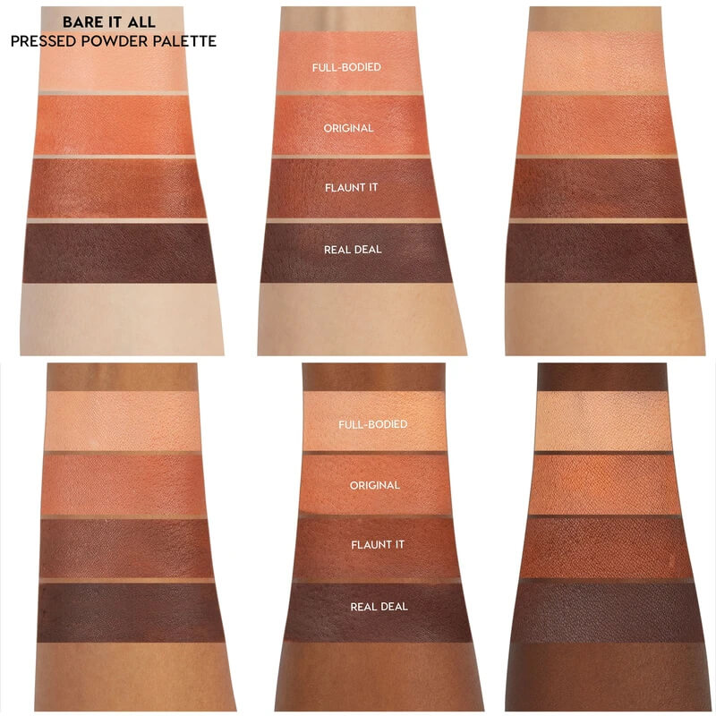 ColourPop Bare It All 4色暖調全啞光裸色眼影盤