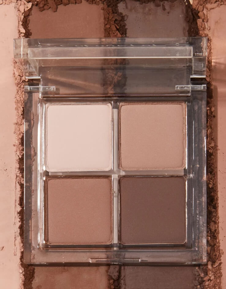 ColourPop ColourPop Dare to bare 4色冷調全啞光裸色眼影盤