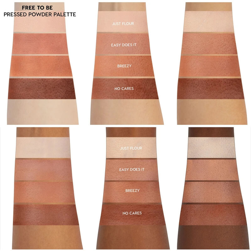 ColourPop Free To Be 4色暖調全啞光裸色眼影盤