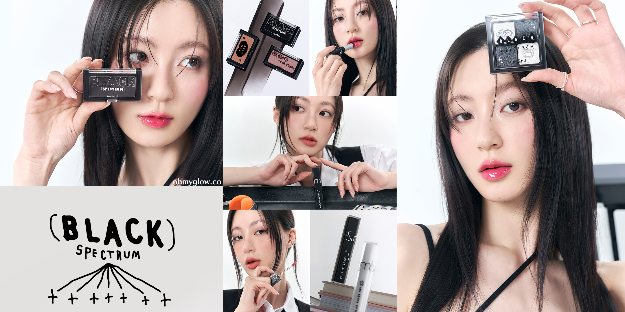 韓國 romand X INAPSQUARE 聯乘 🖤 #Black Spectrum系列