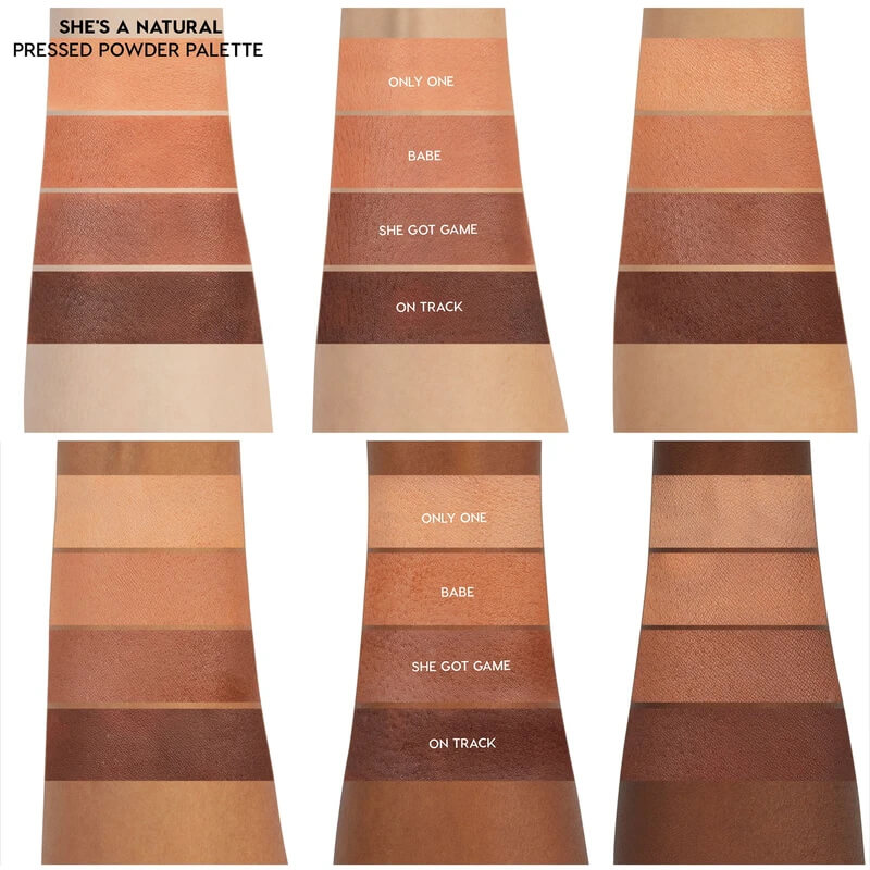 ColourPop She's a Natural 4色暖調全啞光裸色眼影盤