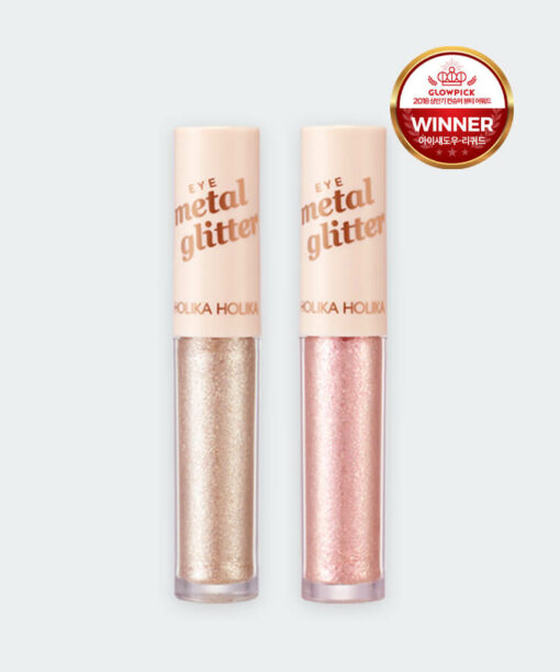 韓系彩妝 Holika Holika Eye Metal Glitter 金屬閃鑽亮片眼影液 #10 Sun Shine #11 Sweet Heart