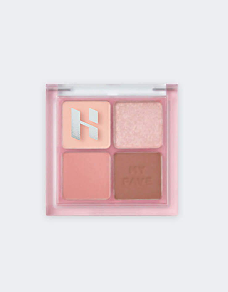 韓系彩妝 Holika Holika My Fave Eyeshadow Palatte Pastel Haze Collection 4色眼影盤 #01 Merry