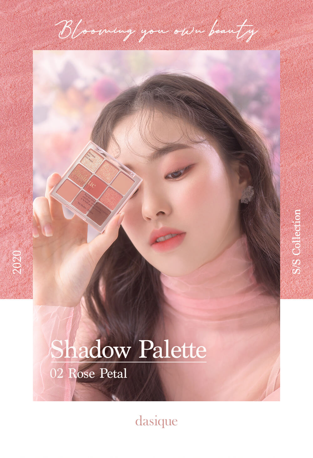 dasique Shadow palette #02 Rose Petal 9色眼影盤 02玫瑰花瓣
