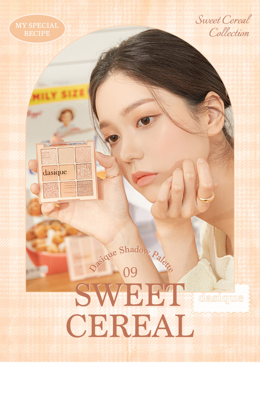 Dasique Shadow palette #09 Sweet Cereal 9色眼影盤 09甜麥片