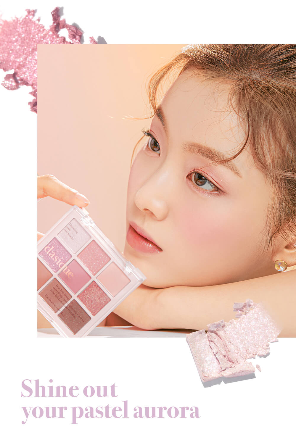 dasique Shadow palette #04 Pastel Dream 9色眼影盤 04薄霧櫻花