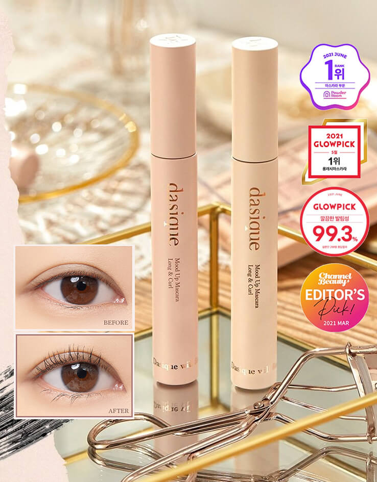 Dasique Mood Up Mascara Long & Curl 纖長捲翹睫毛膏 - 2色選擇