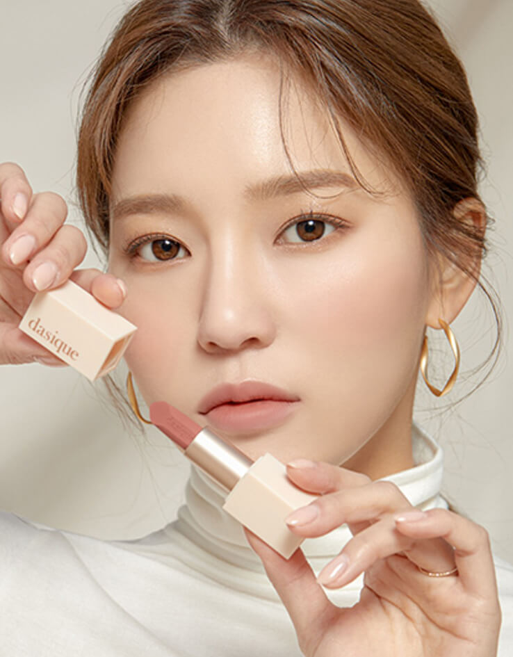 韓國dasique Soft Velvet Lipstick 奶油絲絨啞光唇膏 2色選擇 香港化妝護膚品官方網店oh My Glow Hk 港澳免運正貨保證