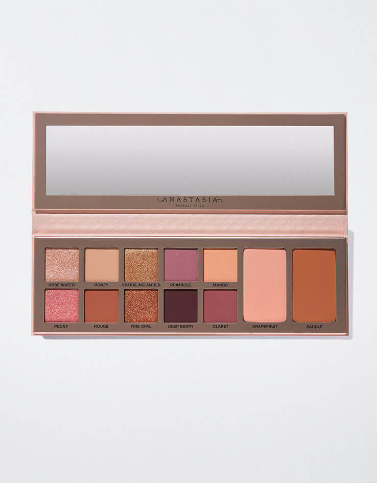 Anastasia Beverly Hills ABH Primrose Palette 12色玫瑰調多合一眼影盤