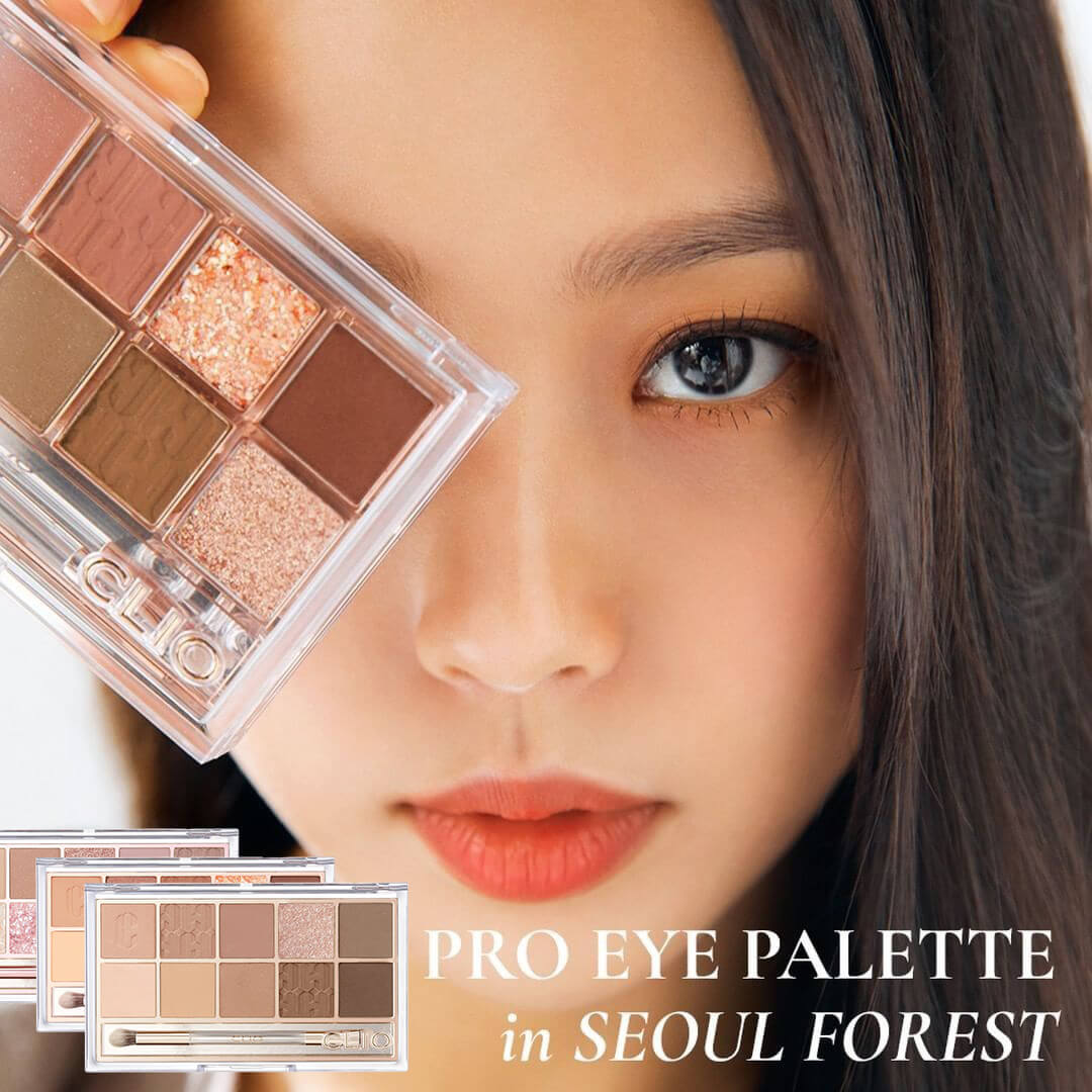 clio 最新 CLIO X AESPA Pro Eye Palette In Seoul Forest 十色眼影盤 11-13 號