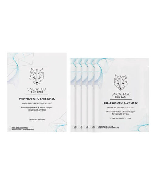 Snowfox Skincare Pre+Probiotic Sake Mask | 日本清酒益生菌保濕養膚面膜