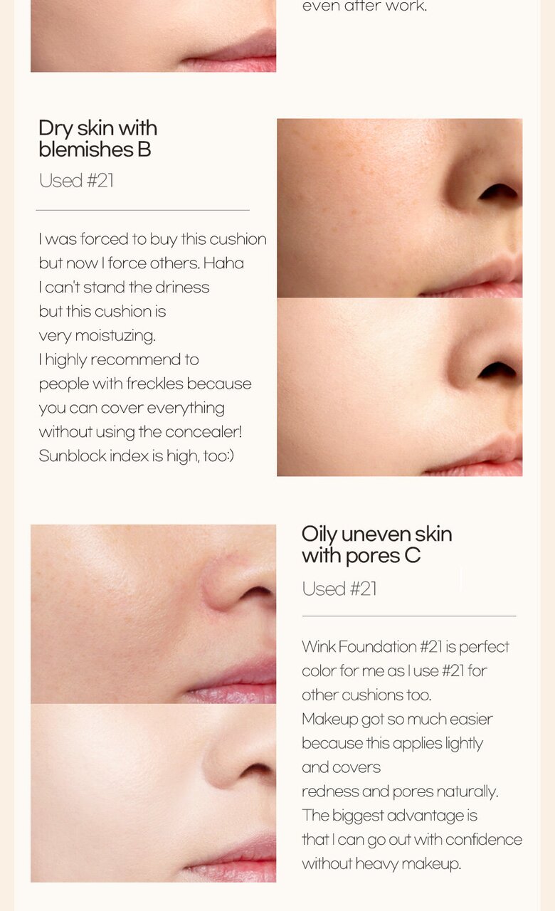 JAVIN DE SEOUL Wink Foundation Pact SPF50+ PA+++ 眨眼氣墊粉底 - 5色選擇