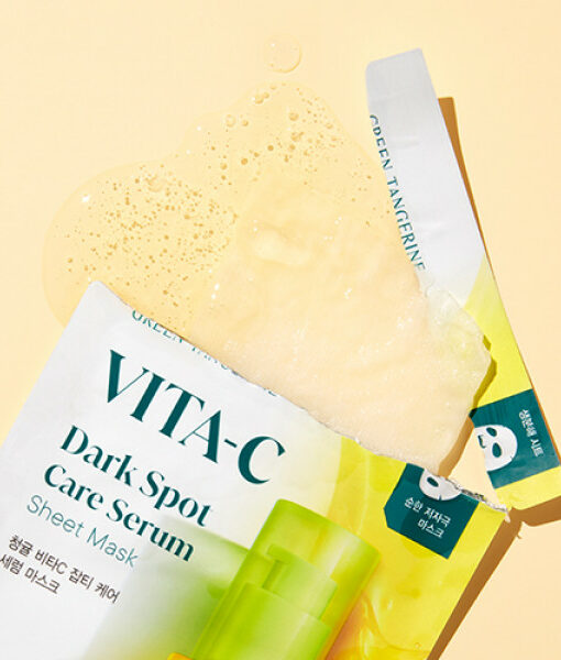 〖最新版！〗韓國 goodal Green Tangerine Vita C Serum Mask 濟州青橘維C美白保濕面膜