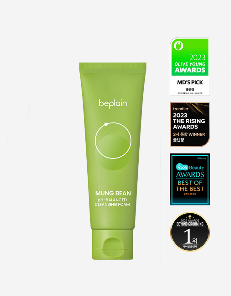 韓國 Be Plain Mung Beam PH-balanced Cleansing Foam 綠豆弱酸洗面奶 - 2款選擇