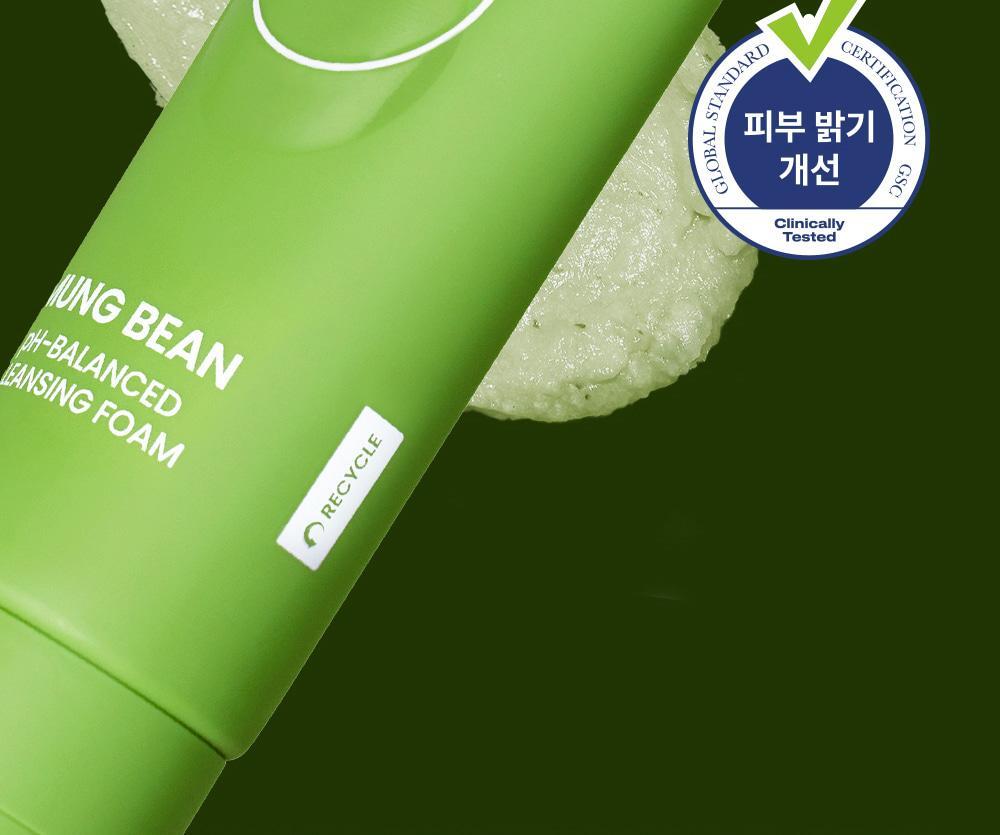韓國 Be Plain Mung Beam PH-balanced Cleansing Foam 綠豆弱酸洗面奶 - 2款選擇