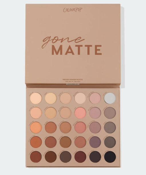 ColourPop gone matte | 30色全啞光眼影盤