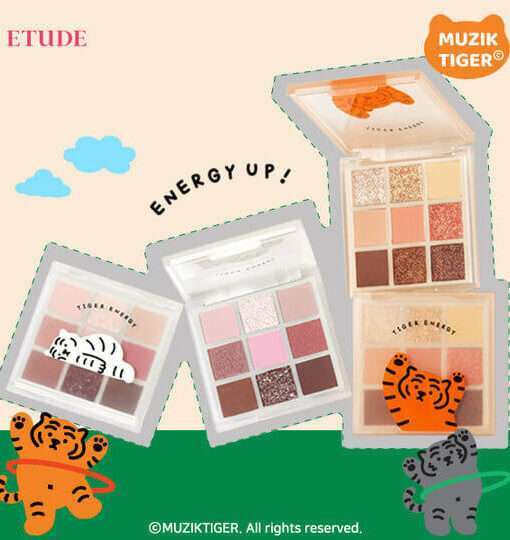 Etude House ETUDE X MUZIK TIGER Play Color Eyes 9色眼影盤 - 2色選擇