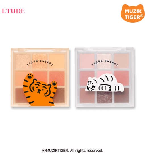 Etude House ETUDE X MUZIK TIGER Play Color Eyes 9色眼影盤 - 2色選擇