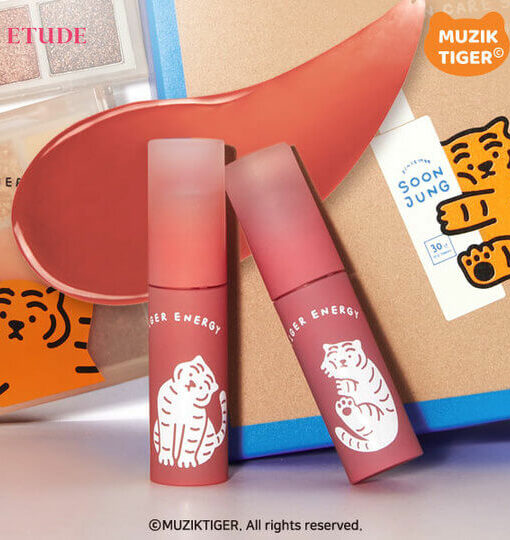 Etude House ETUDE X MUZIK TIGER #Tiger Energy Jelly Dewy Tint 水漾果凍唇釉- 2色選擇