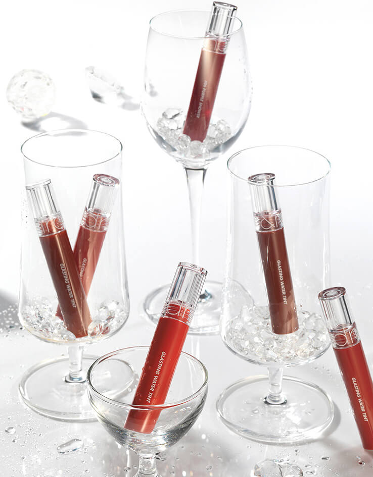 Glasting Water Tint | 玻璃水光鎖色唇釉 01-08