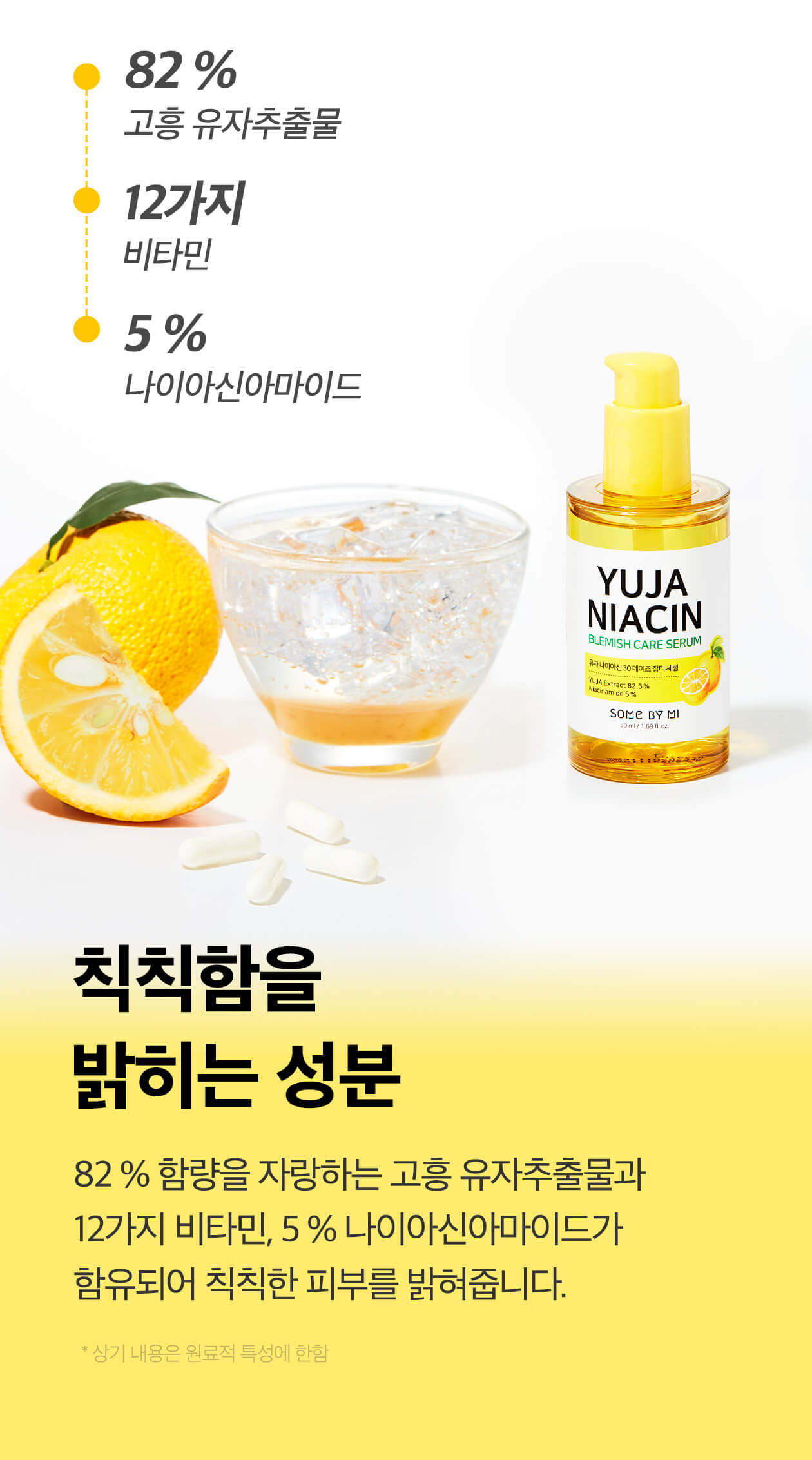 韓國 Yuja Niacin 30 Days Blemish Care Serum 30天奇蹟亮白淡斑修護柚子精華 50ml
