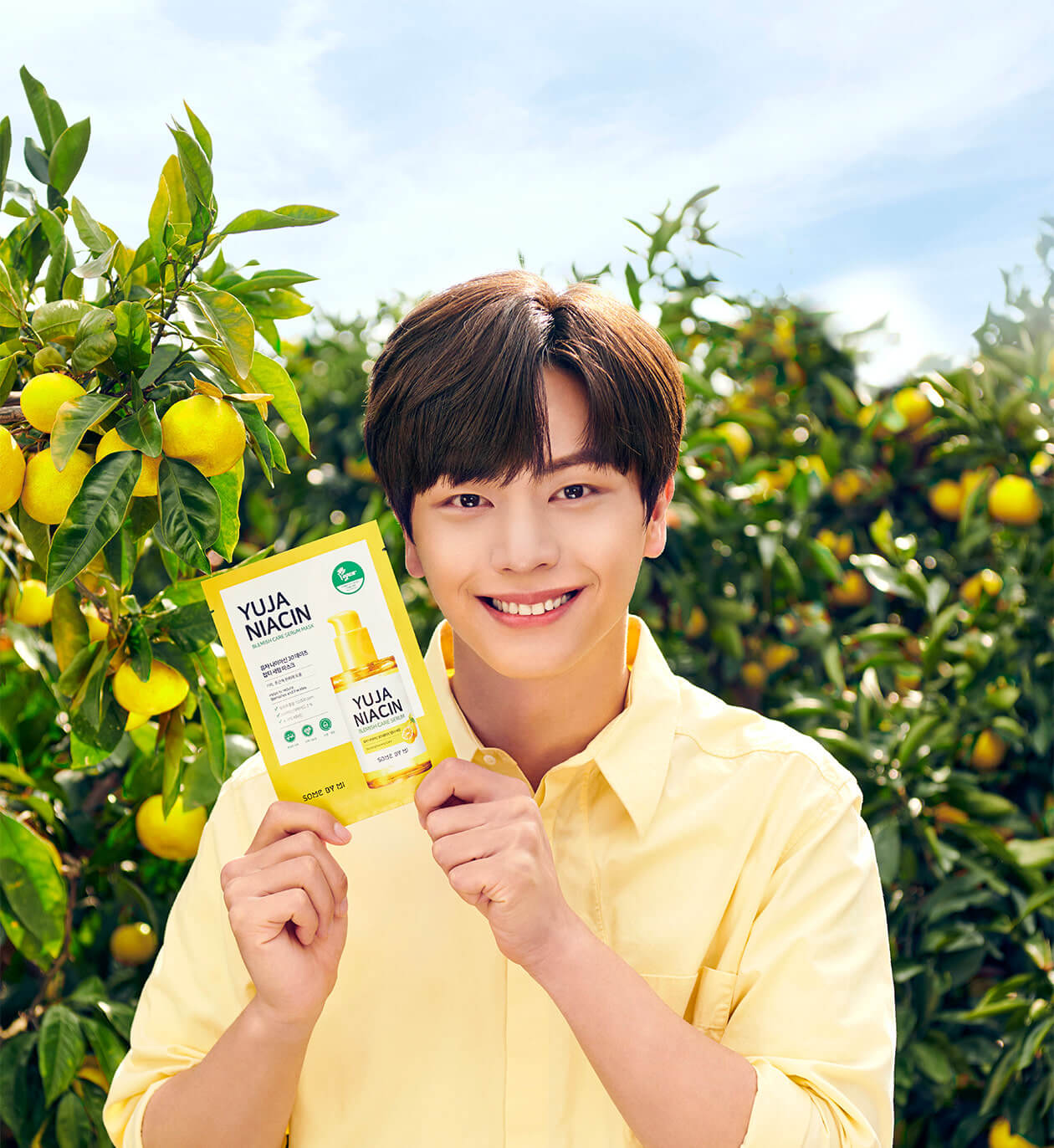 韓國 Some By Mi Yuja Niacin 30 Days Blemish Care Serum Mask 柚子煙酸酰胺30天亮白淡斑修復精華面膜