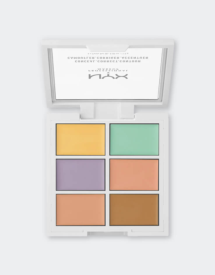 NYX Color Correcting Palette 6色調色遮瑕膏調色盤