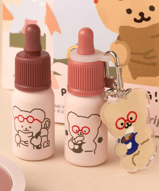 [Limited Edition] peripera X Teteum Ink Velvet Teteum Keyring Set 極緻空氣感霧面唇釉連鑰匙扣 - 2色選擇