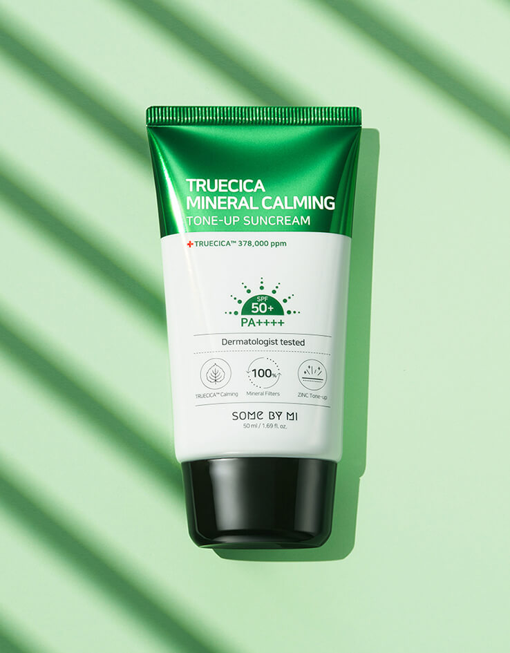 Some by mi Truecica Mineral Calming Tone up Sunscreen SPF 50 PA++++ 靜素顏防曬霜