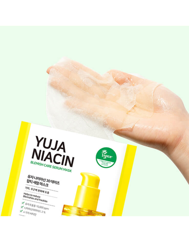 Some By Mi Yuja Niacin 30 Days Blemish Care Serum Mask 柚子煙酸酰胺30天亮白淡斑修復精華面膜