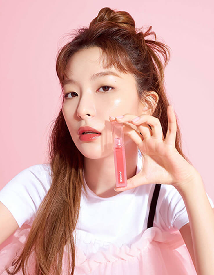 韓國 AMUSE Dew Tint 長效水光純素唇釉 12色