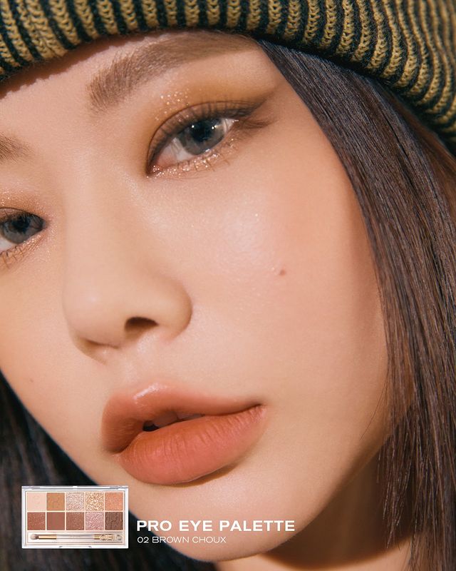 韓國 CLIO Pro Eye Palette #02 Brown Choux 10色眼影盤 02號咖啡色系
