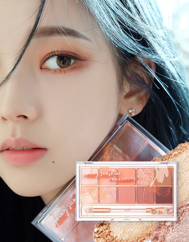 韓國 CLIO X AESPA Pro Eye Palette (21AD) #15 Spring Sunshine On Canvas 10色眼影盤 15號初春暖日