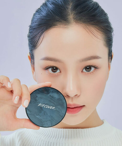 韓國CLIO Kill Cover Fixer Cushion Set (+Refill) #Bloom In The Shell 皇牌魔力無瑕持久定妝氣墊粉底連補充裝〖夢幻貝殼限量版〗
