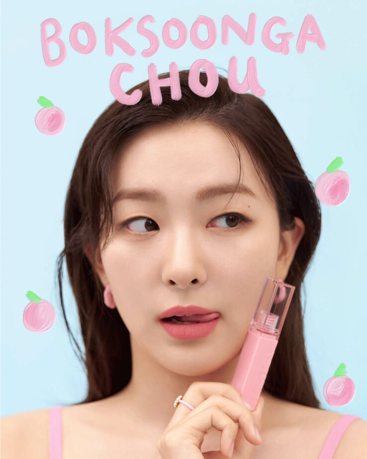 Red Velvet 瑟琪（Seulgi）代言 韓國Amuse Chou Velvet Tint 奶油絲絨純素唇釉 - 01 BOKSOONGA CHOU