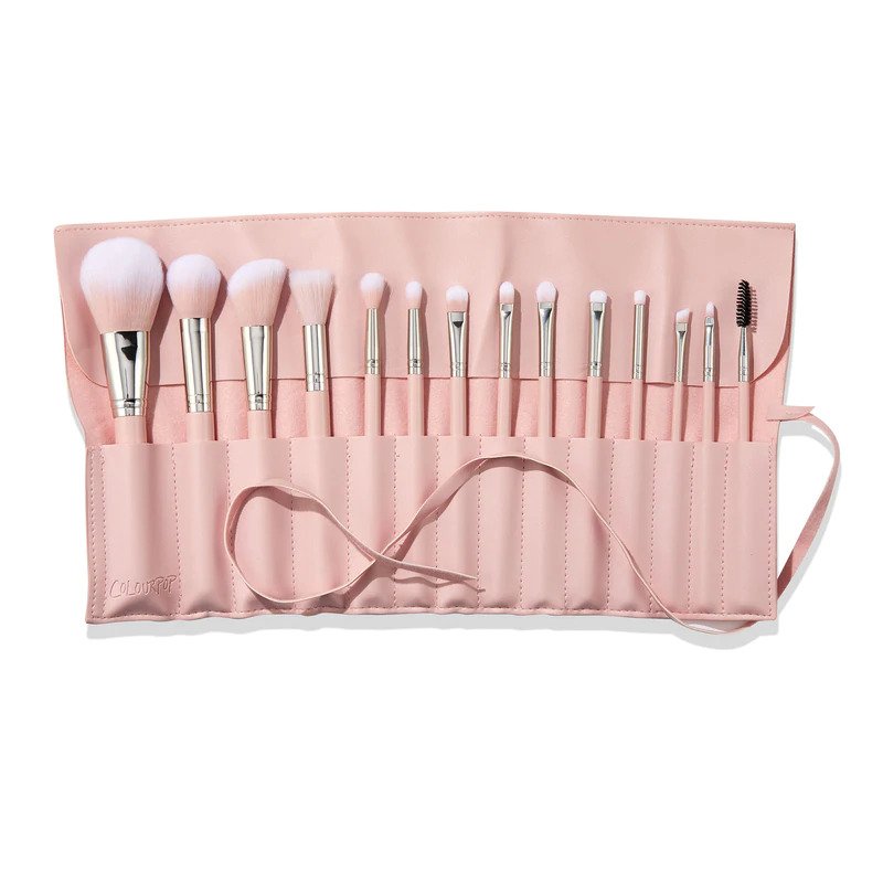 ColourPop Ultimate Brush Roll 化妝掃14件套裝 - Smoke n Roses ColourPop Ultimate Brush Roll 化妝掃14件套裝 - Smoke n Roses