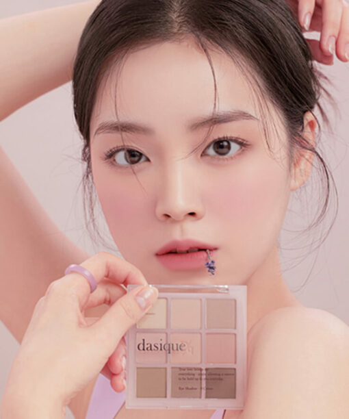 韓國 dasique Shadow palette #13 Cool Blending 9色暖調大地全啞光眼影盤 13冷調芋泥茶