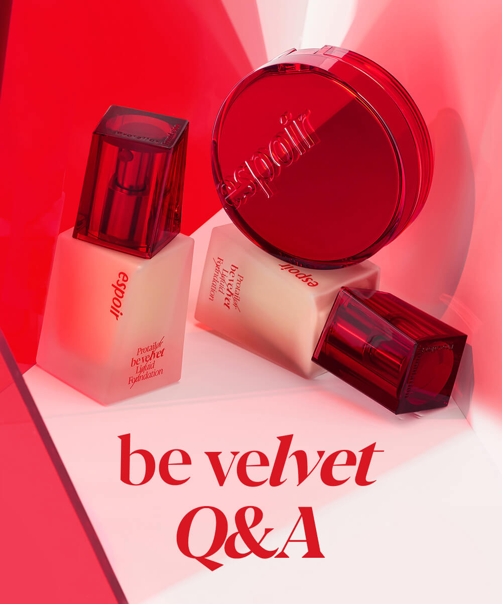 韓國 Espoir Pro Tailor Be Velvet Cover Cushion SPF34 PA++ (+Refill) 持久絲絨啞緻無瑕氣墊粉底連補充裝