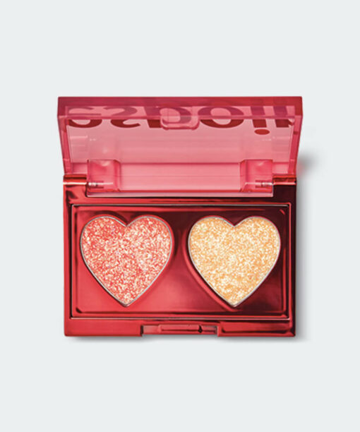 韓國 Espoir Love Bomb Glitter Bomb Palette 心心閃片眼影盤