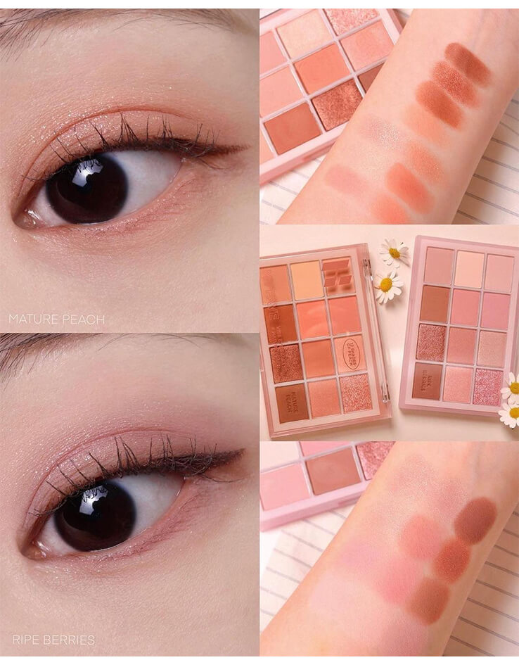 Holika Holika My Fave Vibe Eye Palette #Ripe Fruits系列 12色眼影盤 - 2色選擇