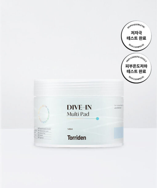 韓國 Torriden DIVE-IN Low Molecule Hyaluronic Acid Multi Pad 低分子透明質酸爽膚棉片