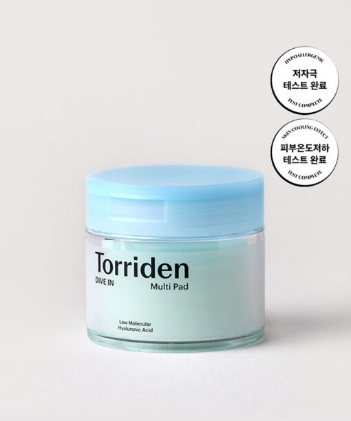 ＼皇牌／韓國 Torriden DIVE-IN Low Molecule Hyaluronic Acid Multi Pad 低分子透明質酸爽膚棉片 80片〔全新包裝〕